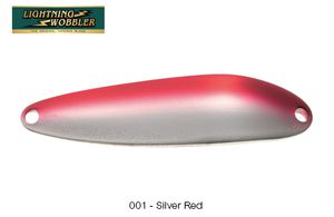 LIGHTNING WOBBLER 3.5 G 001 - SILVER RED LIGHTNING WOBBLER 3.5 G 001 - SILVER RED