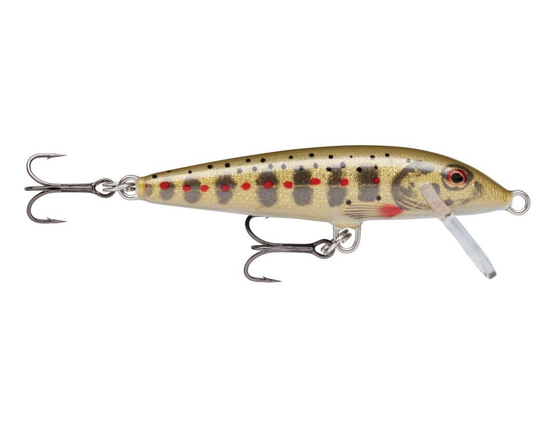 ORIGINAL FLOATER F07 GOLD JUVENILE TROUT ORIGINAL FLOATER F07 GOLD JUVENILE TROUT