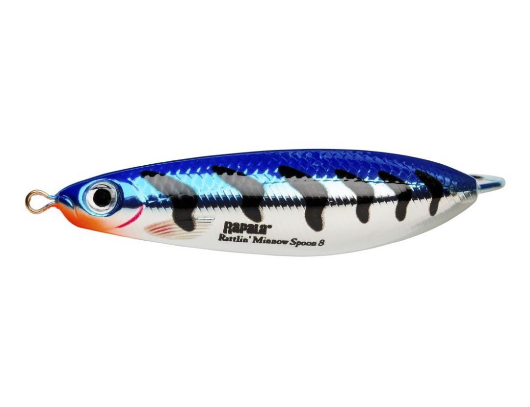 RATTLIN' MINNOW SPOON RMSR08 METALLIC BLUE TIGER