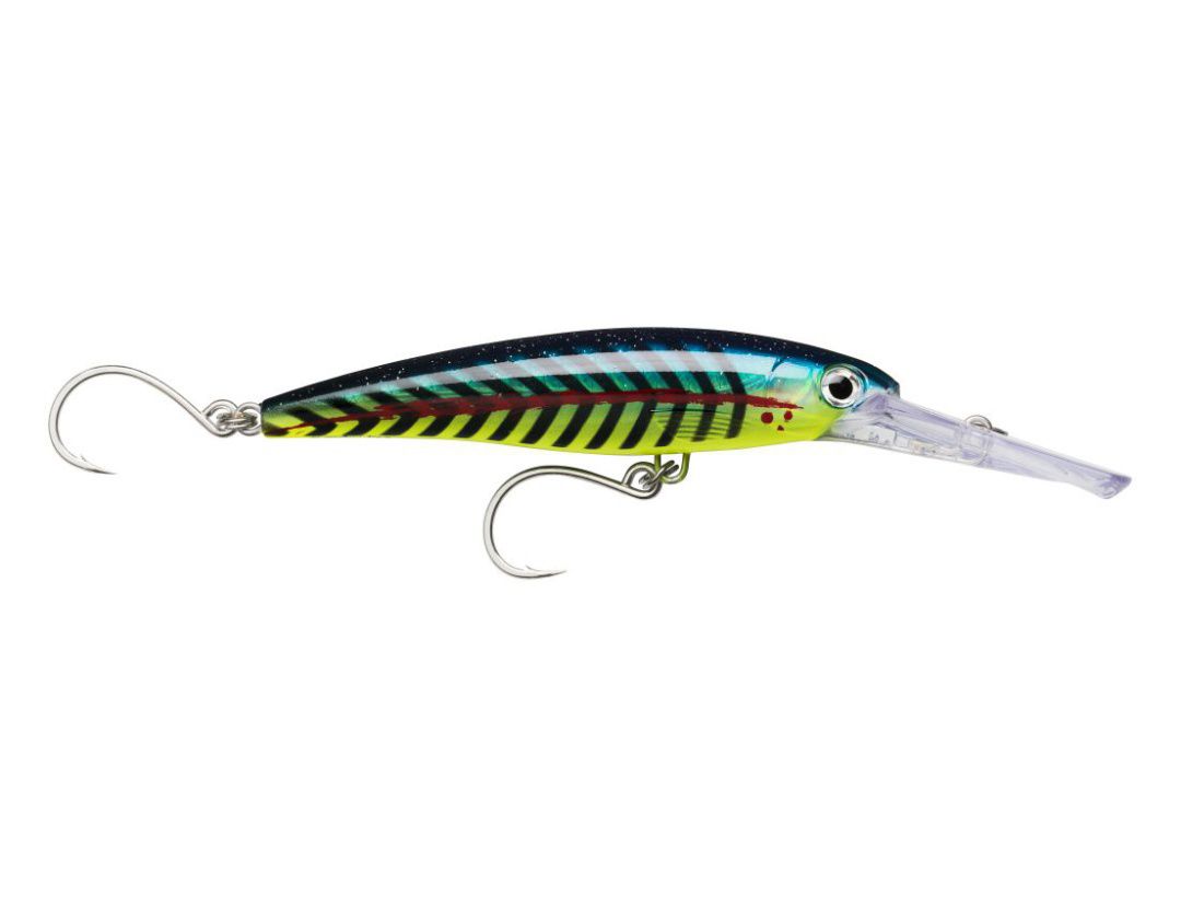 X-RAP MAGNUM SINGLE HOOK XRMAGS15 LIME LIGHT UV