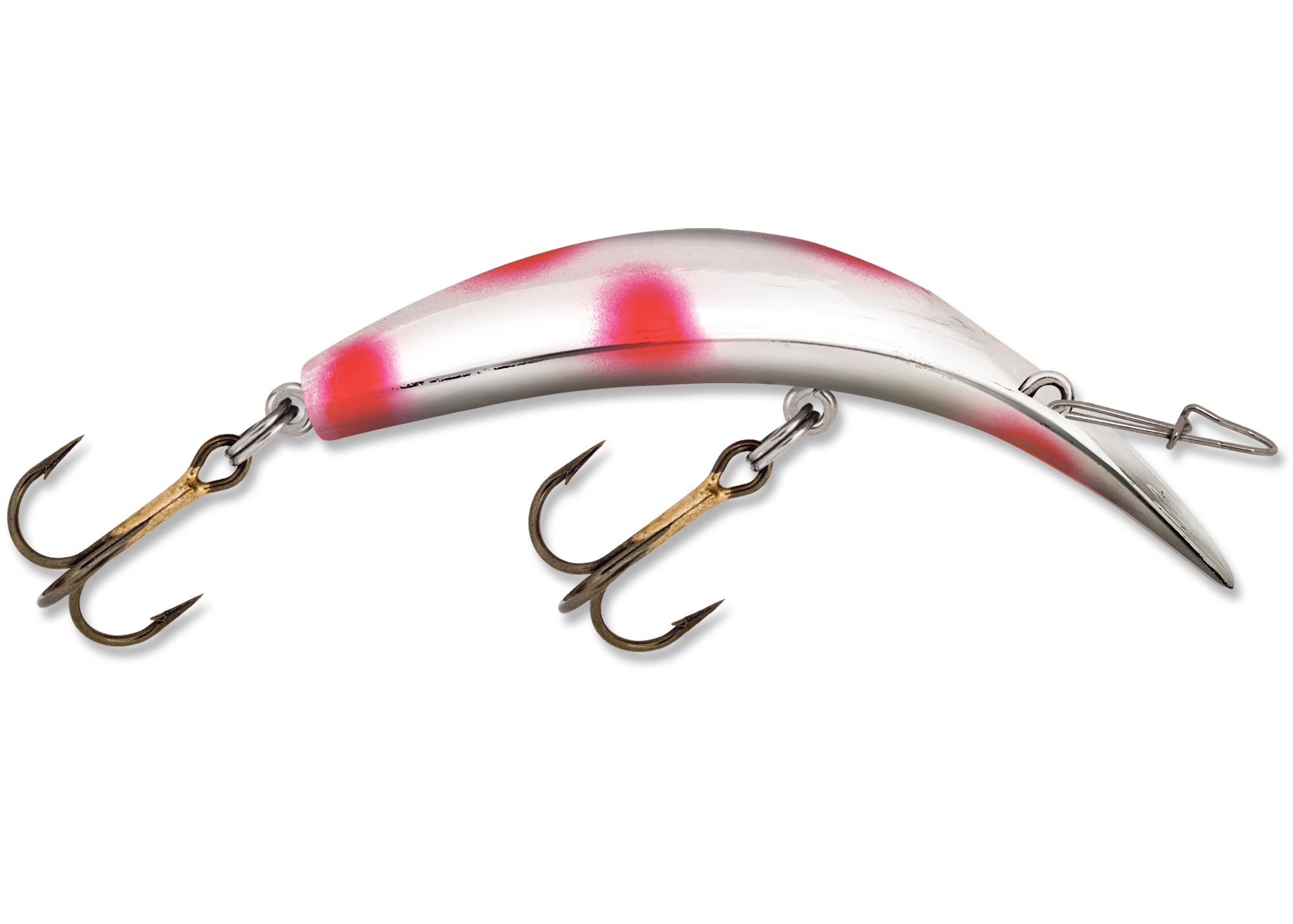 KWIKFISH XTREME (NON-RATTLE) 5413-11X SILVER/FLO. RED DOT