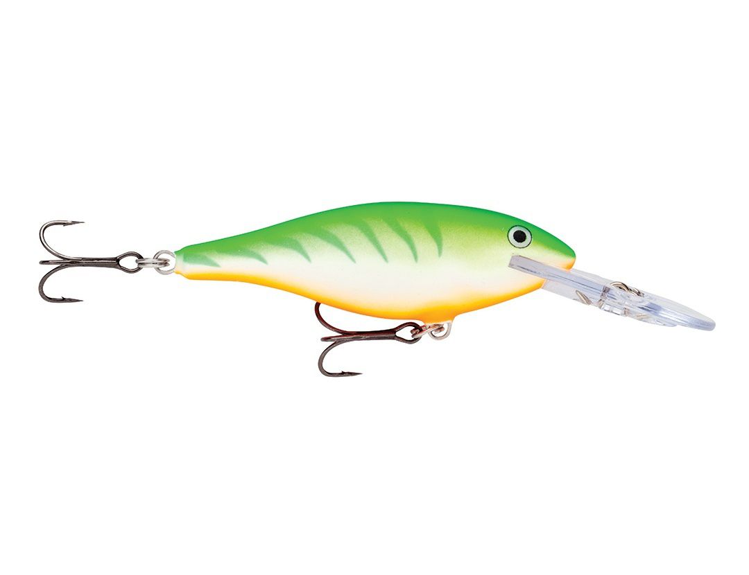 SHAD RAP SR09 GREEN TIGER UV SHAD RAP SR09 GREEN TIGER UV