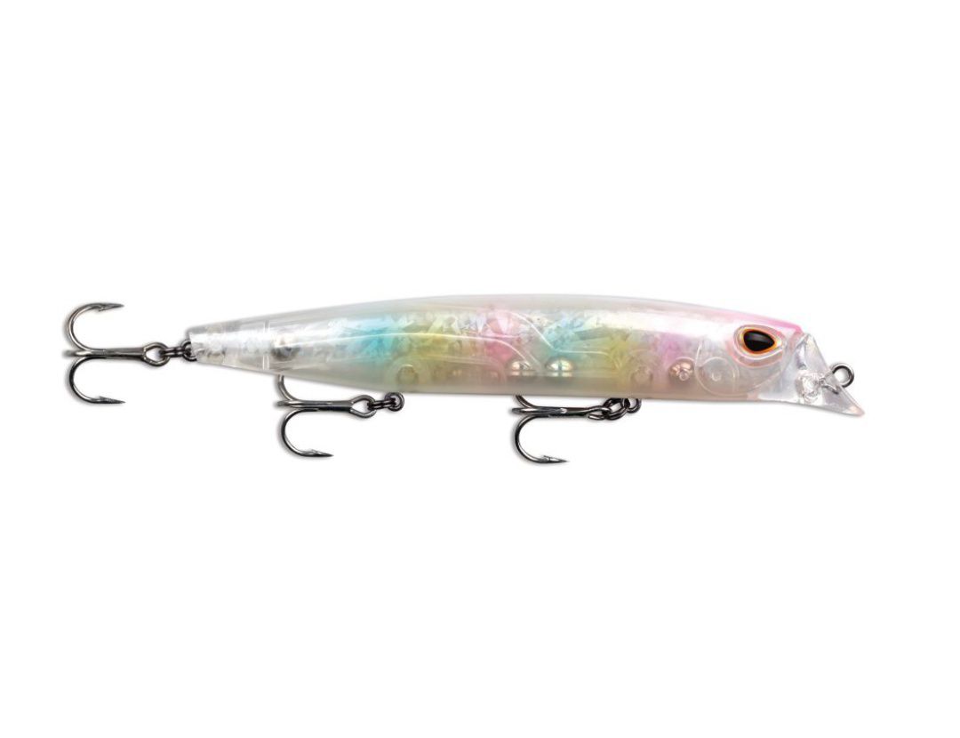 SO-RUN LIPLESS MINNOW SRLM90F CLEAR CANDY