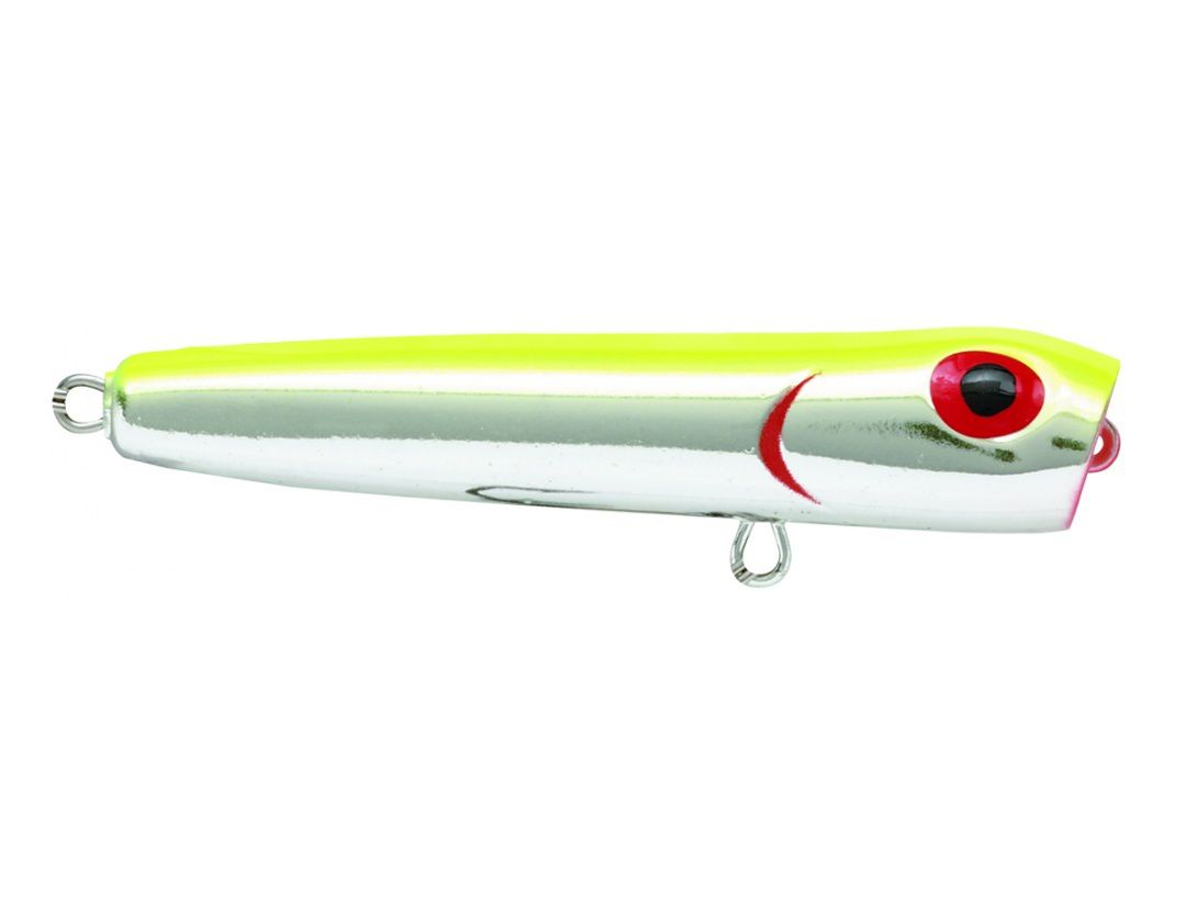 RATTLIN’ SALTWATER CHUG BUG CBS11 MET. SILVER CHARTREUSE BACK