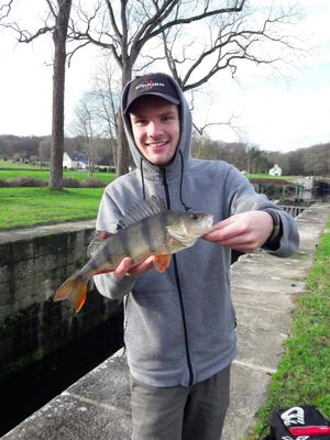 Clément à la pêche