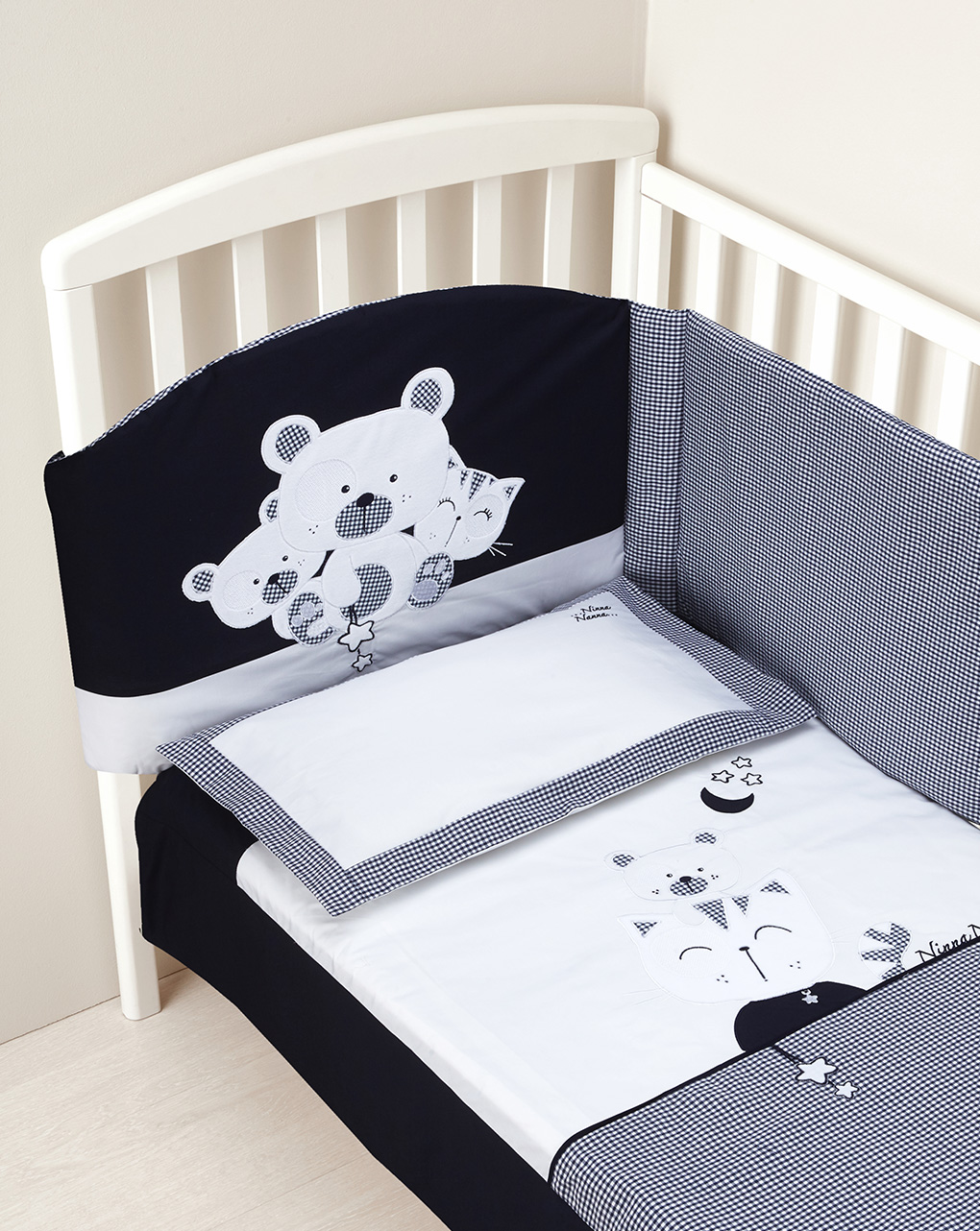 Set Çarçafë me 4 pjesë Prenatal - E bardhë