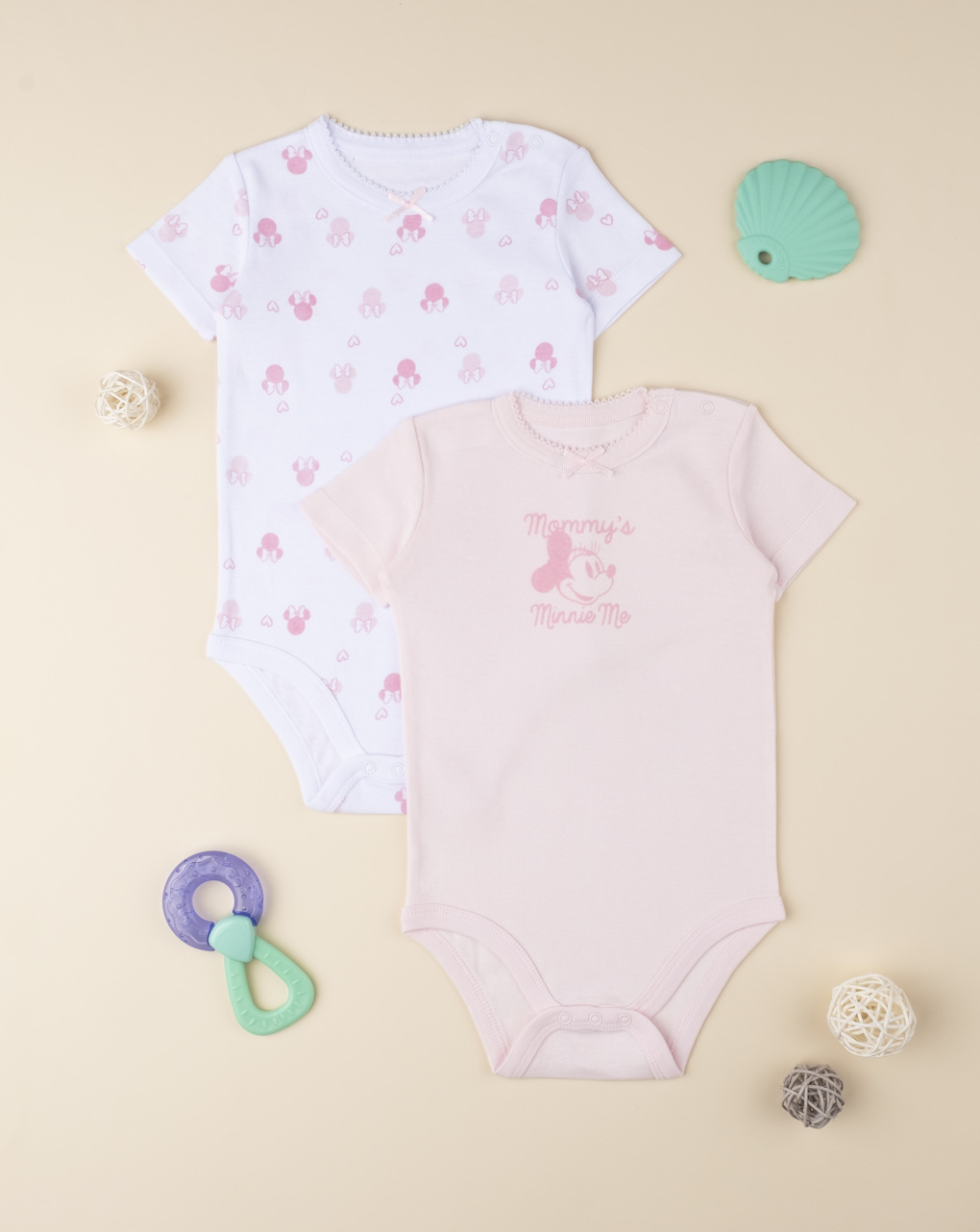 Badi, set 2(copë) Prenatal - 2 Vjeç, Rozë