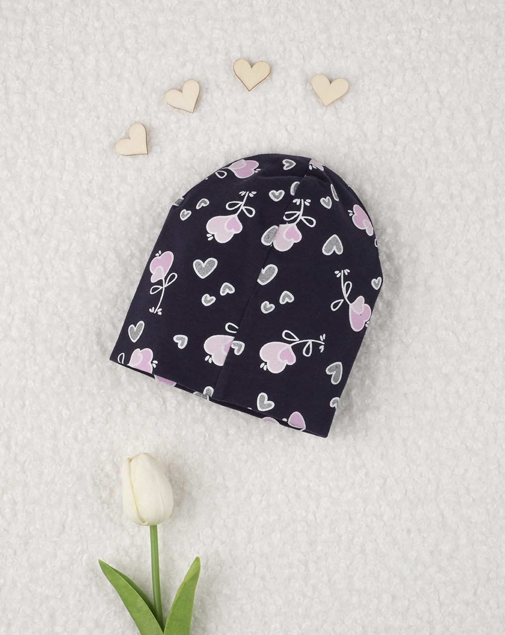 Kapuç me printe Prenatal - 1-9 Muaj, Blu