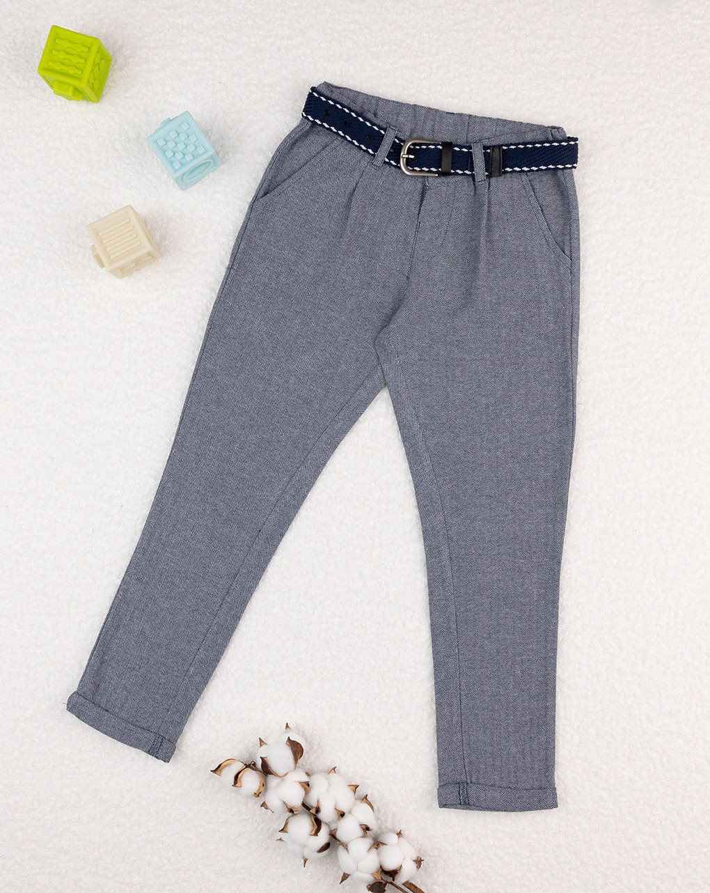 Pantallona serioze për djem, Prenatal - 5-6 Vjeç, Blu