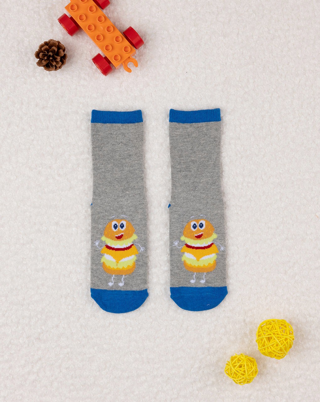 Çorape për djem,Prenatal - 6-8 Vjeç, E kuqe