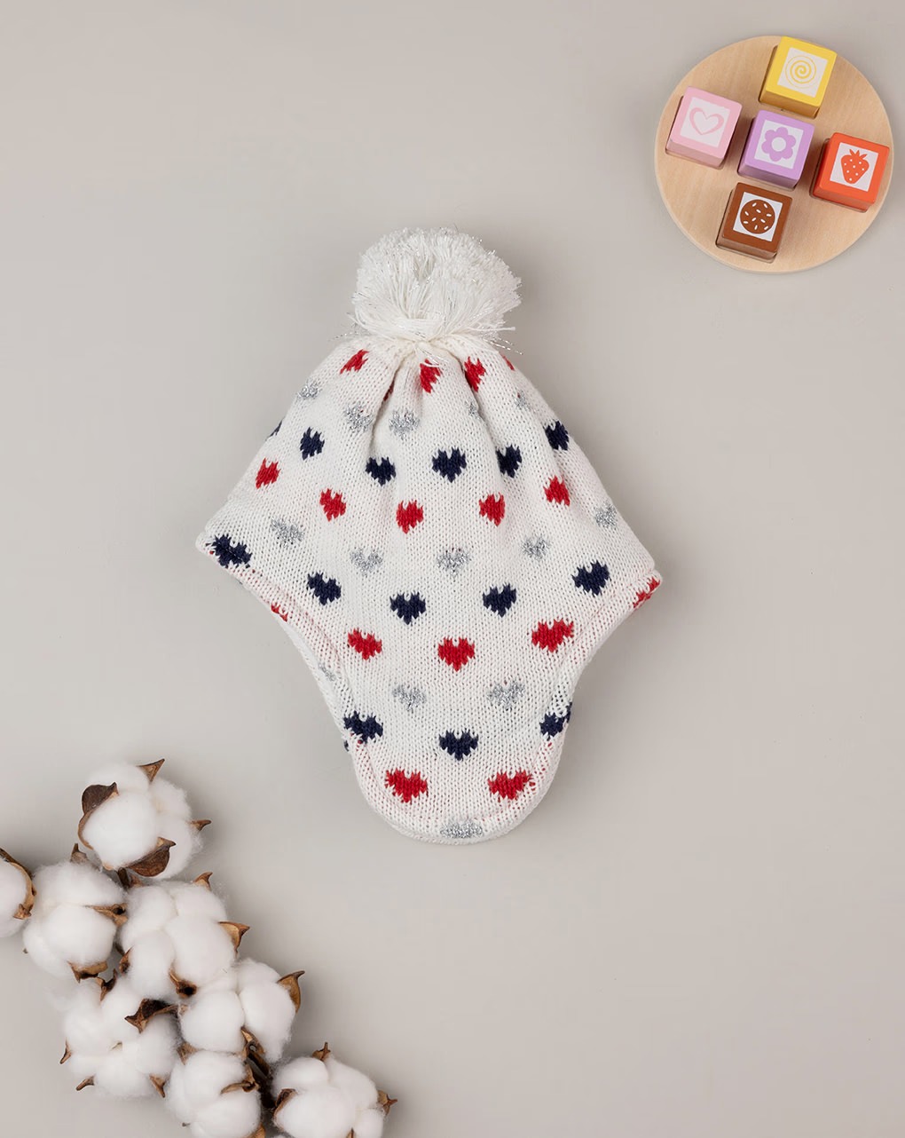 Kapuç I thurur me zemra, Prenatal - 3-6 Muaj, E bardhë