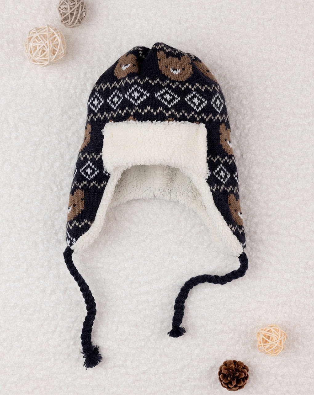 Kapuç me lidhje për djem, Prenatal - E zezë