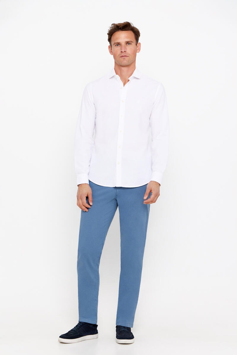 Pantallona chinos slim fit, Cortefiel