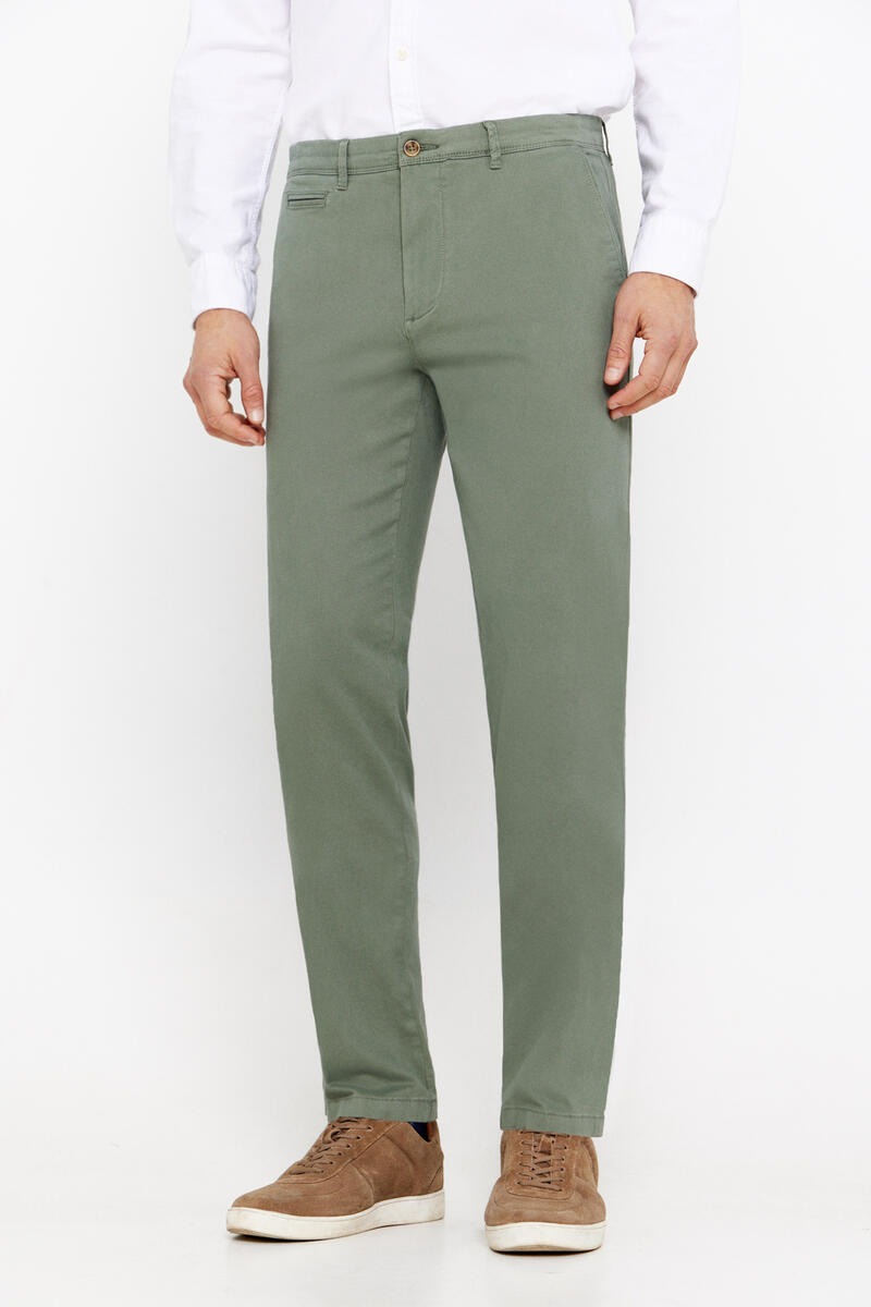 Pantallona chinos slim fit, Cortefiel