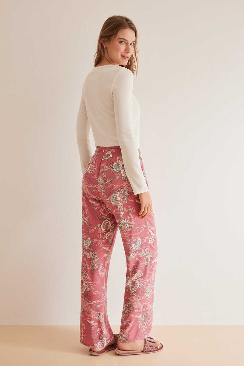 Pantallona print floral, Women Secret