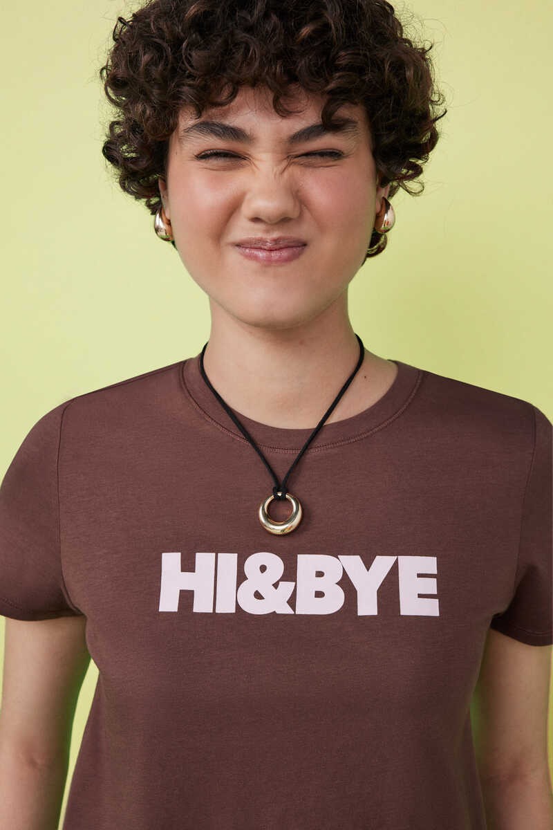 T-shirt, Hi &amp; Bye
