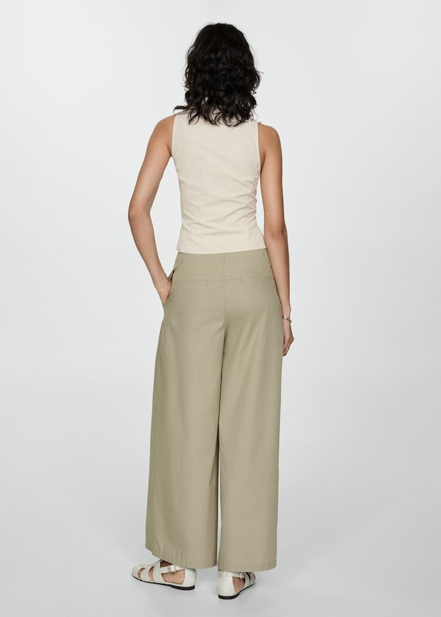 Pantallona wide leg