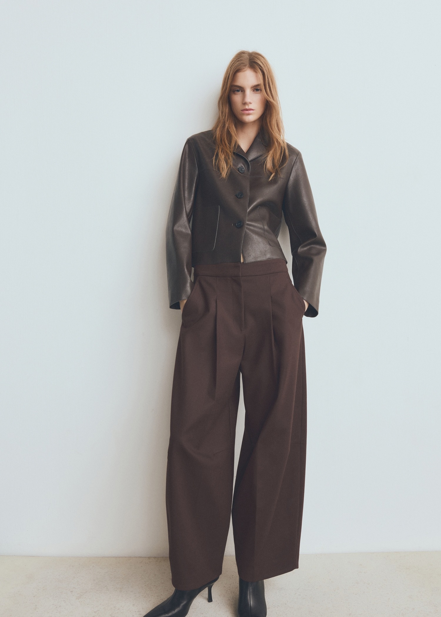 Xhaketë efekt lëkure, Mango - S, Bojëkafe