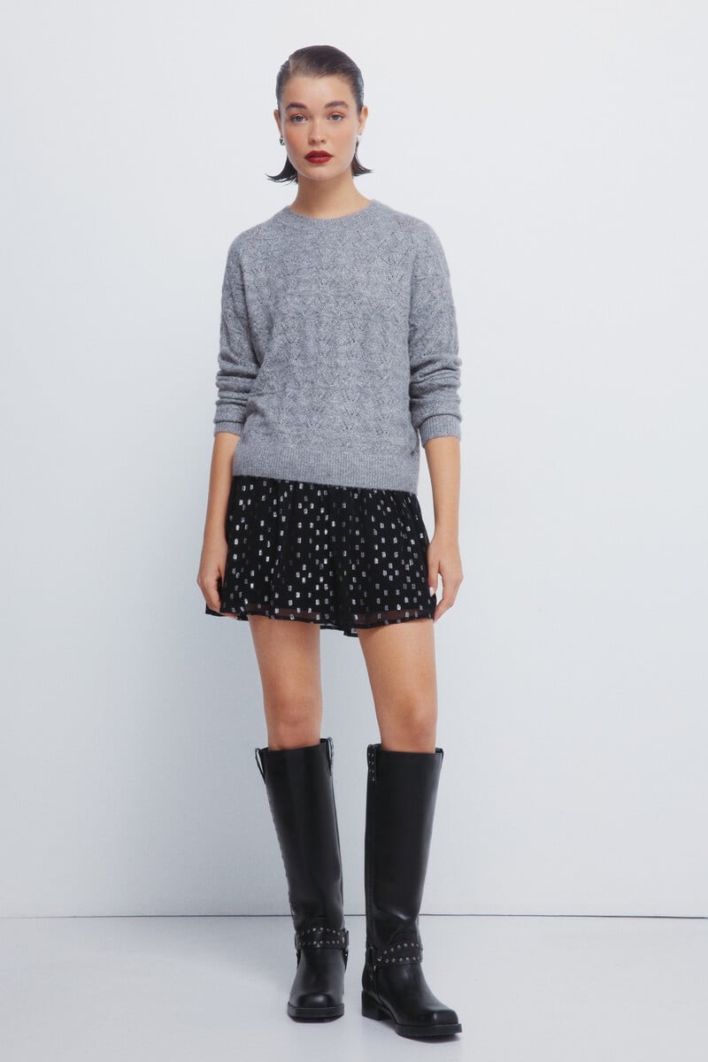 Pulovër me mëngë të gjata, Springfield - L