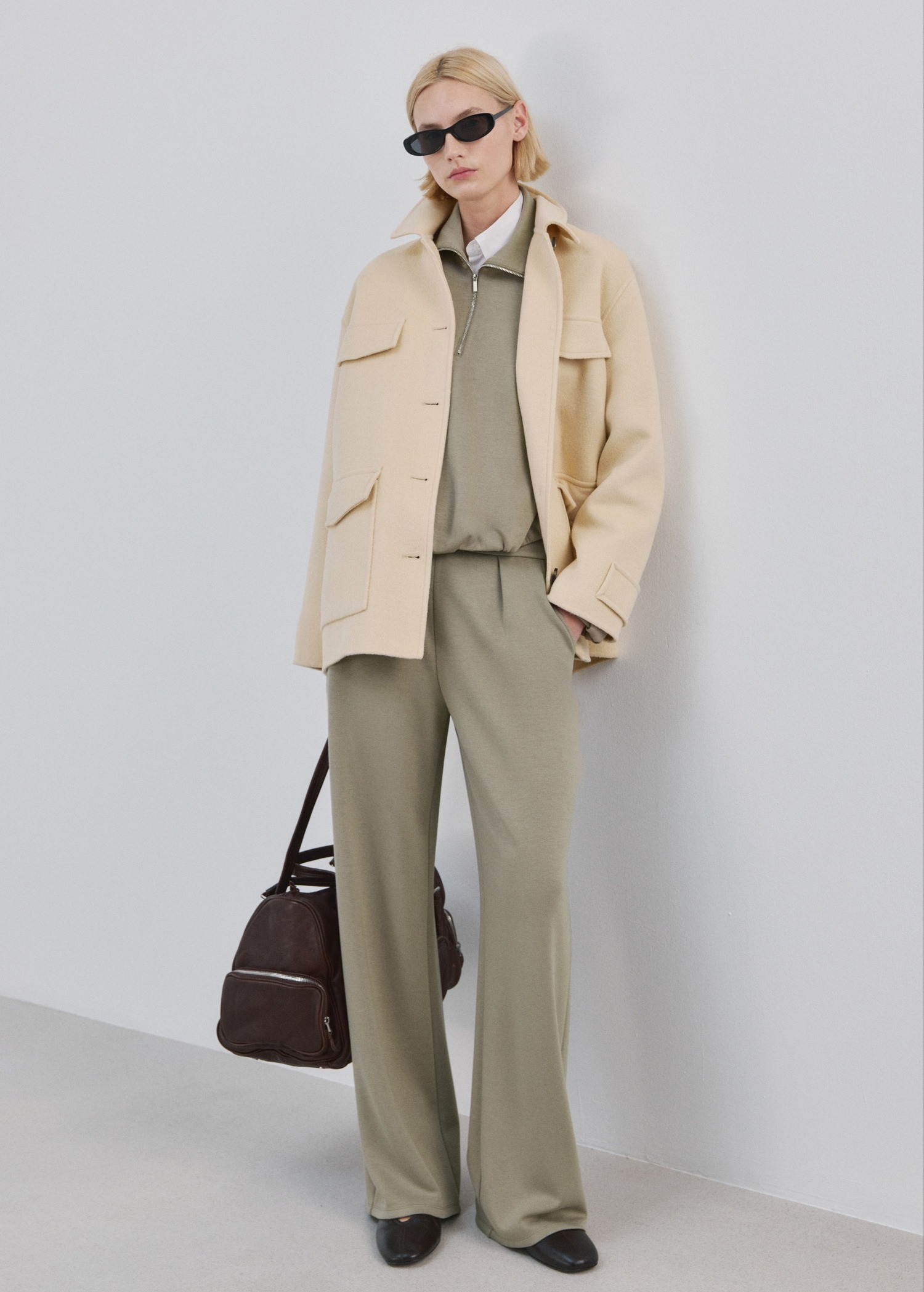 Bluzë me mëngë të gjata, Mango - M, Bojëkafe