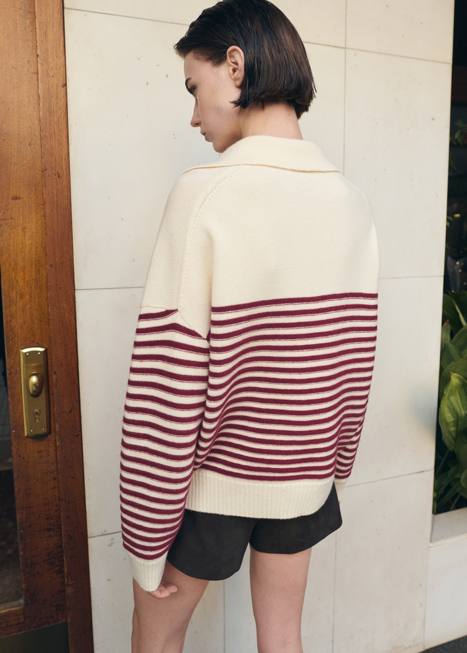 Pulovër me jakë Polo, Mango