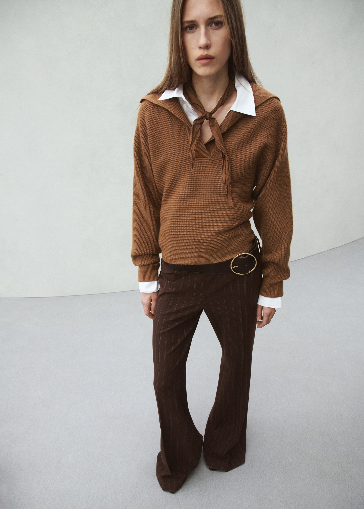 Pulovër me mëngë të gjata, Mango - S, Bojëqielli