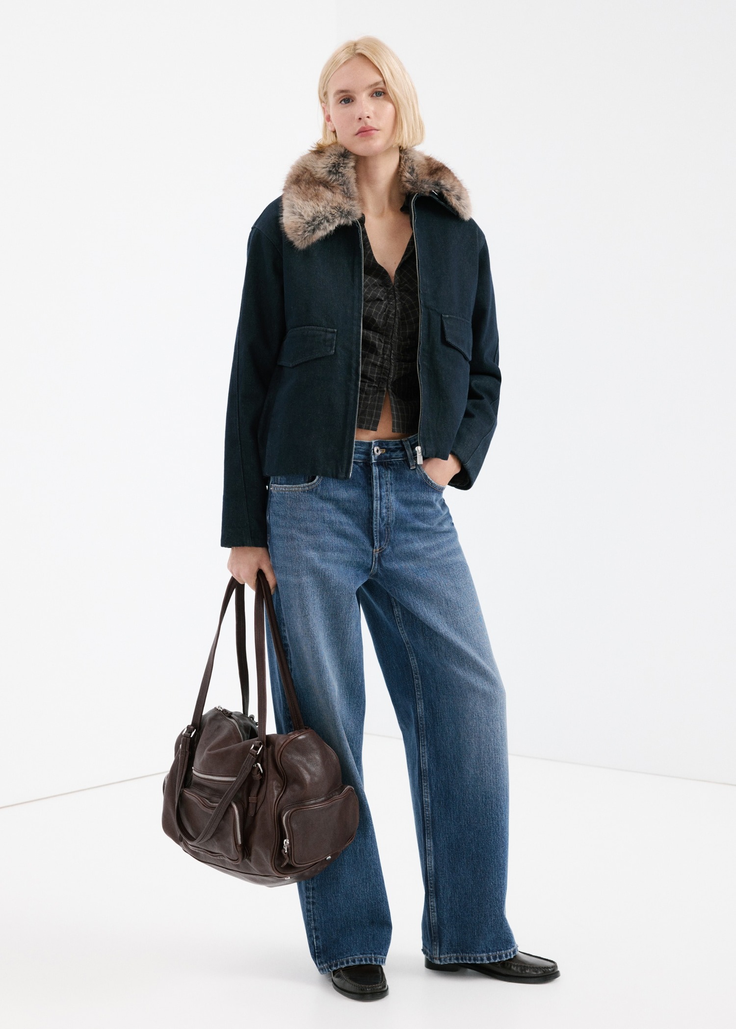 Xhinse straight, Mango - 36, Blu