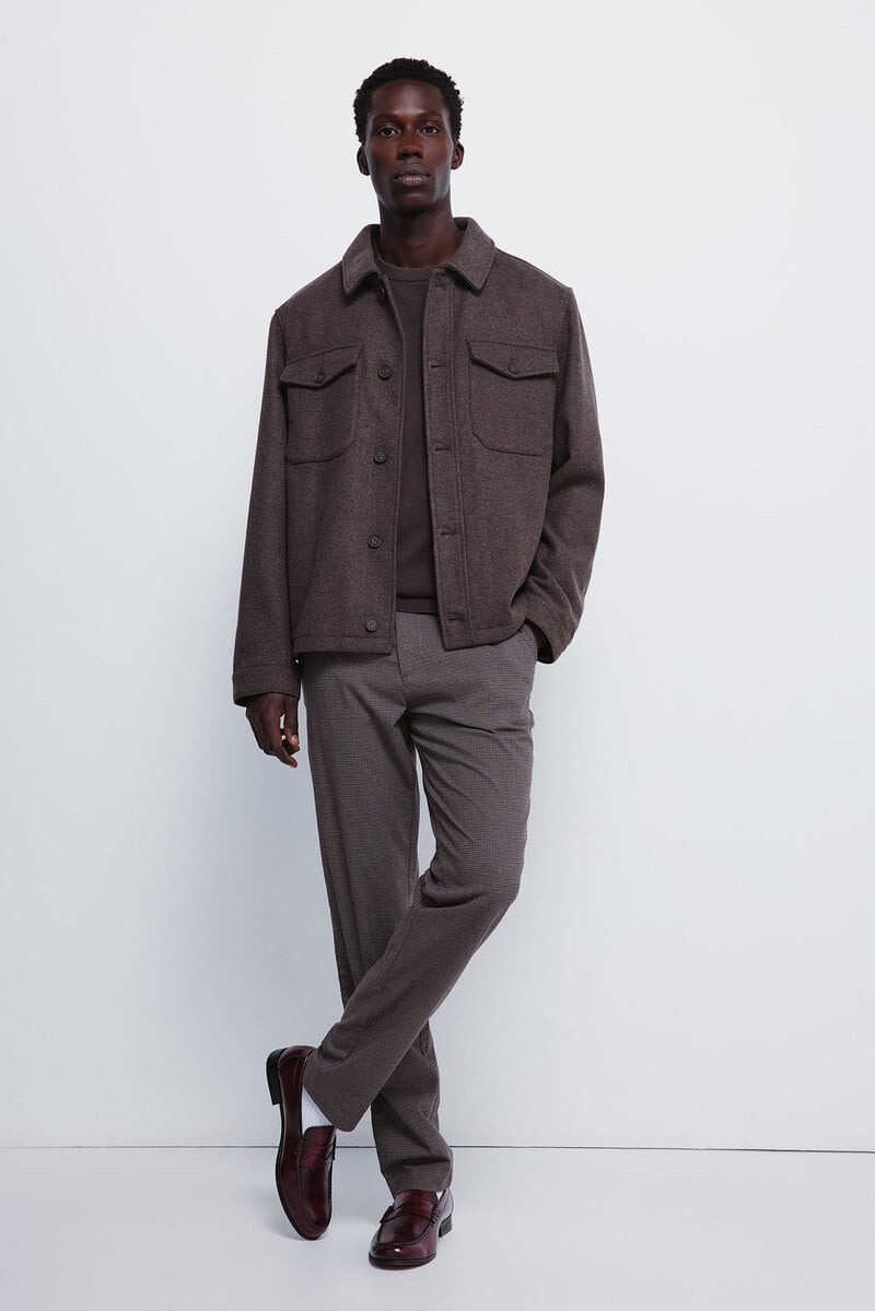 Pulovër me kopsa, Springfield - M