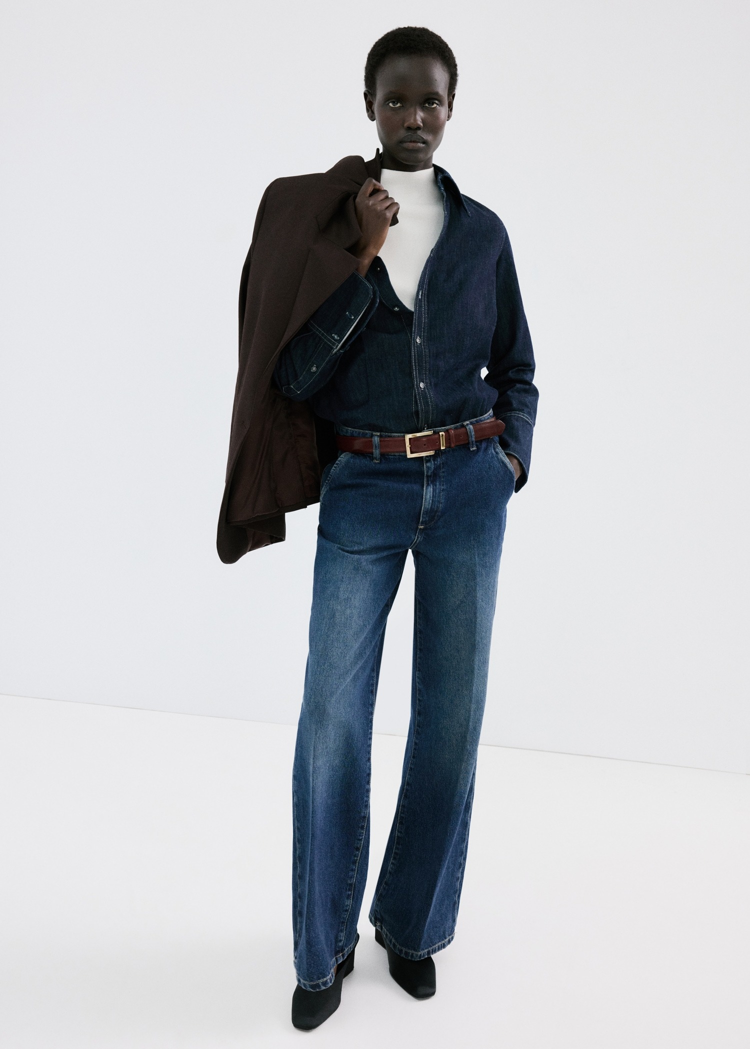 Xhinse të gjata, Mango - 36, Blu