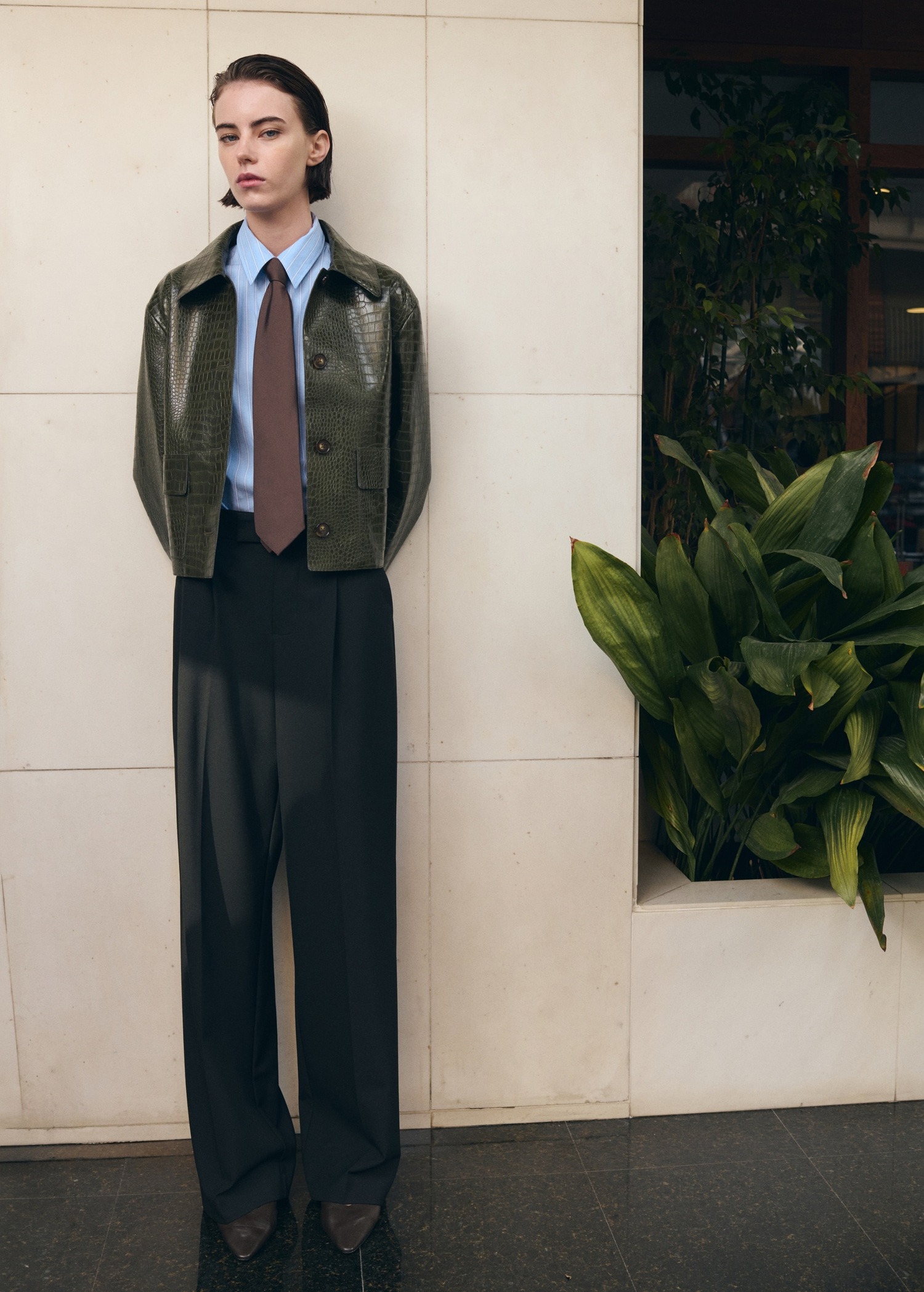 Xhaketë efekt lëkure, Mango - S, Jeshile