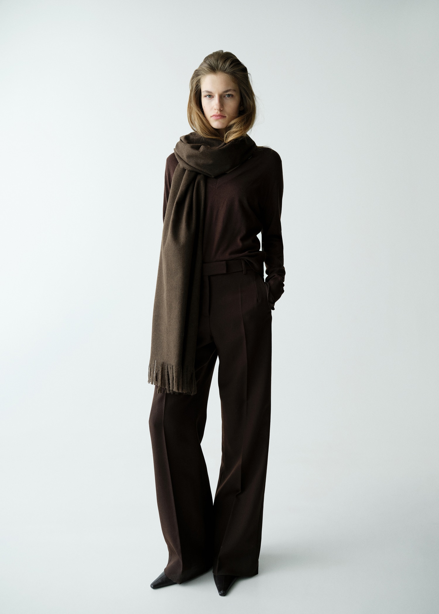 Pulovër bazike, Mango - M, Rozë