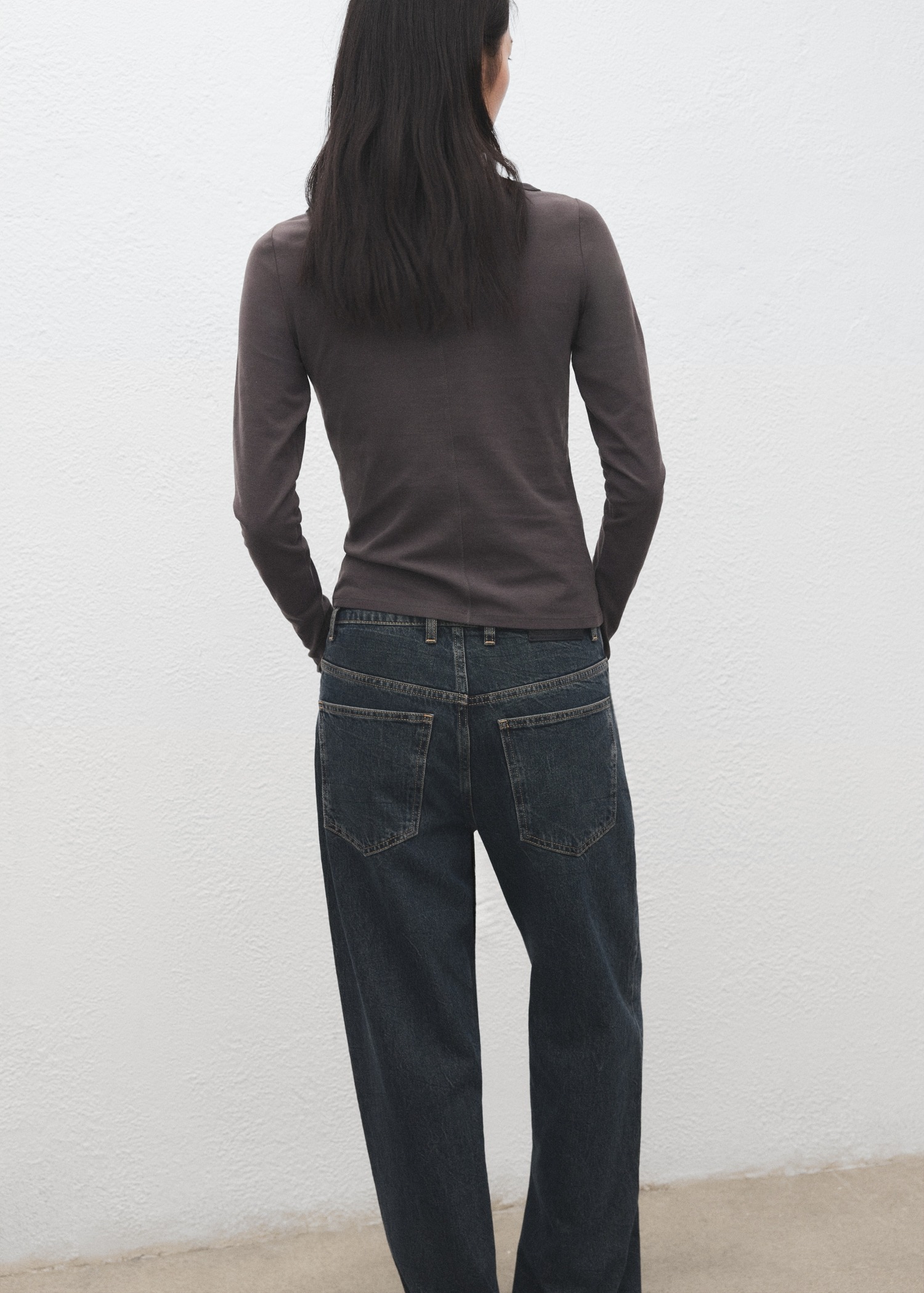 Bluzë me mëngë të gjata, Mango