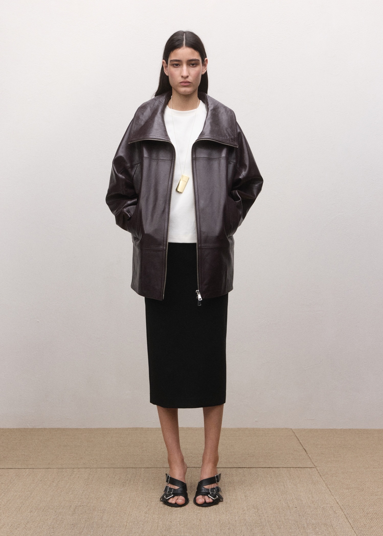 Fund midi, Mango - 38, E zezë