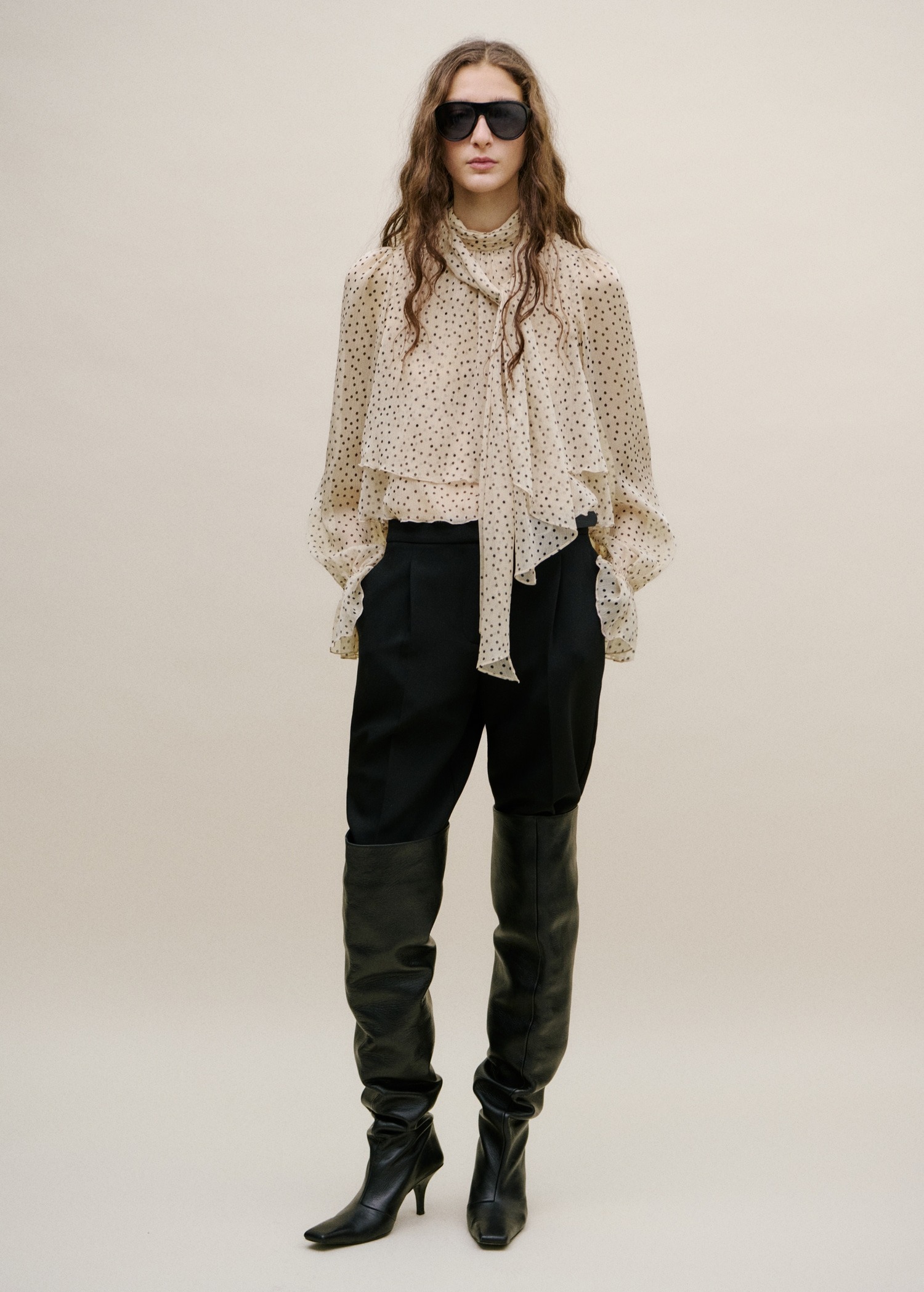 Bluzë me pika, Mango