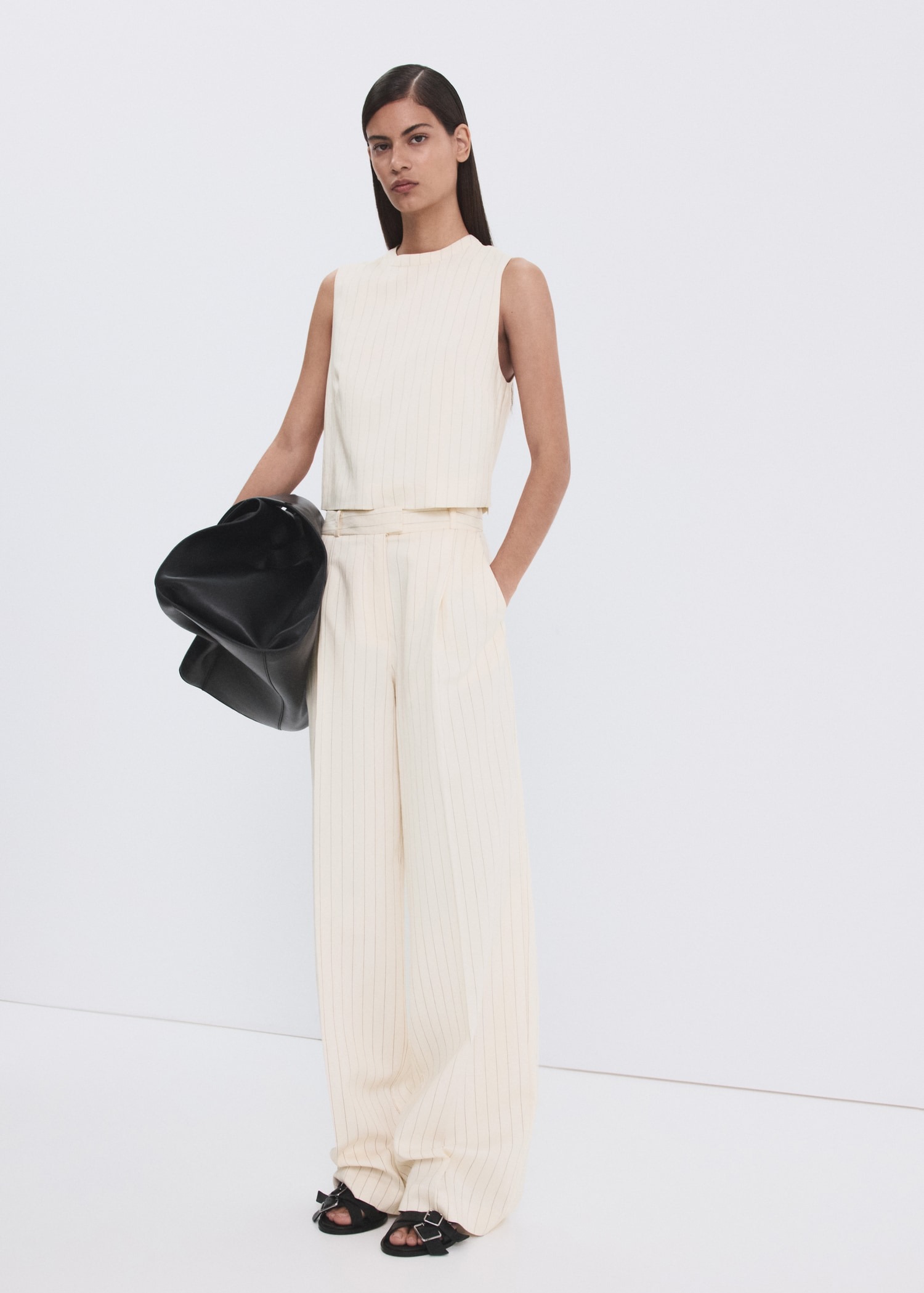 Pantallona të gjata, Mango - 36, Bezhë