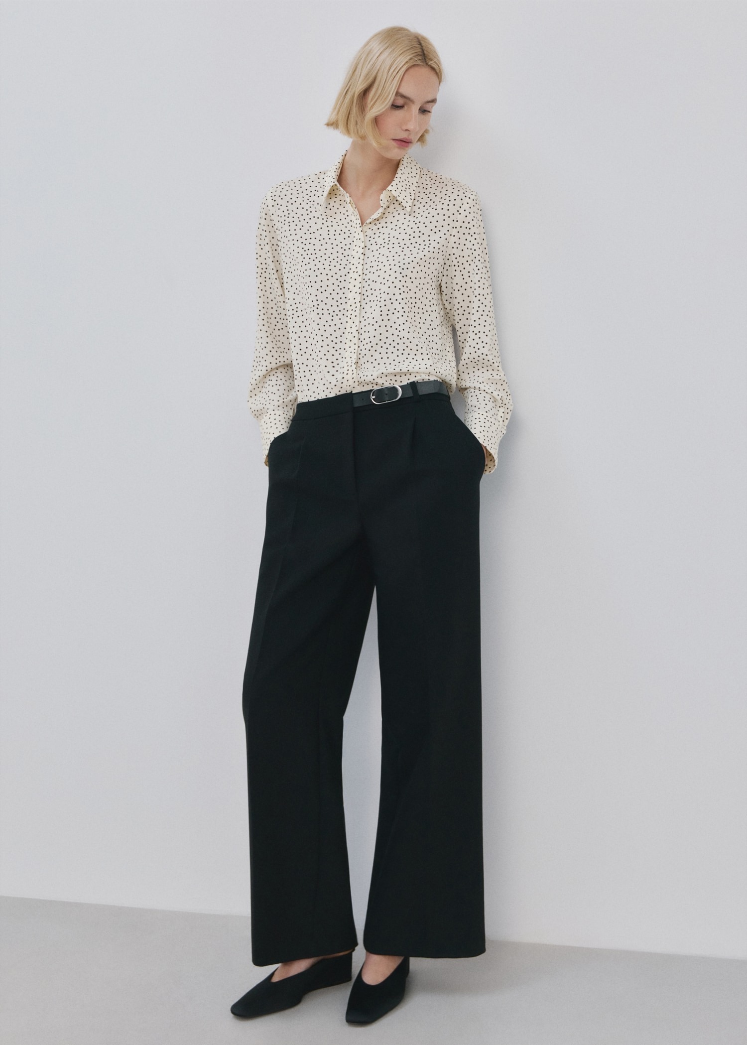 Këmishë me printe, Mango