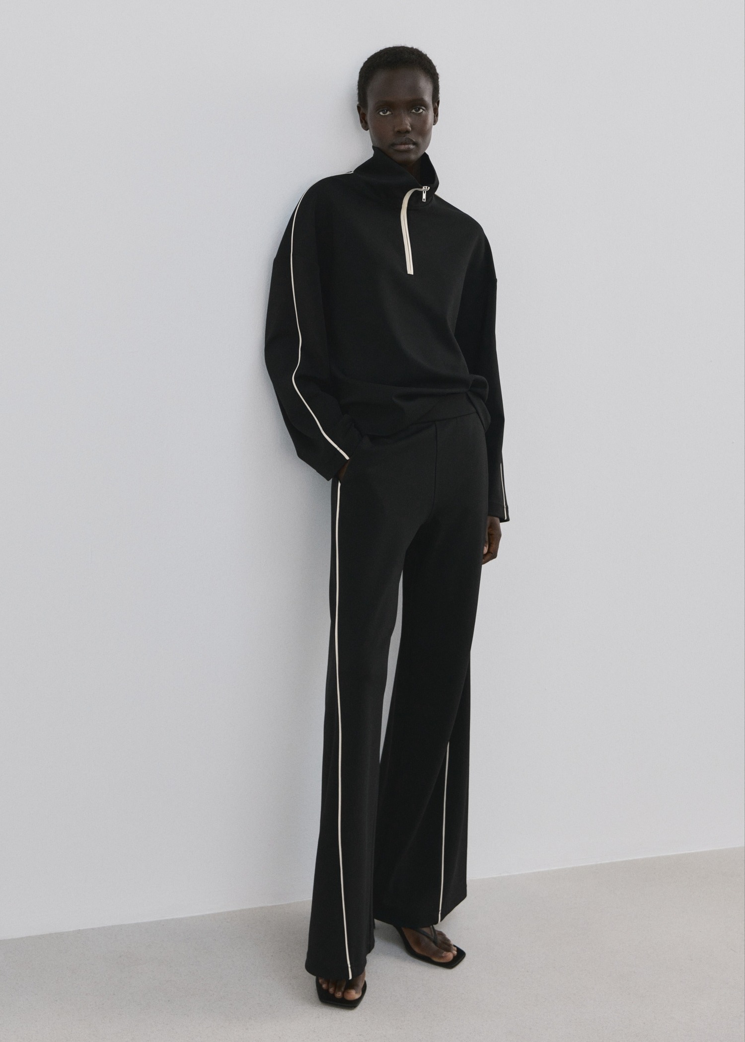 Pulovër, Mango - M, E zezë