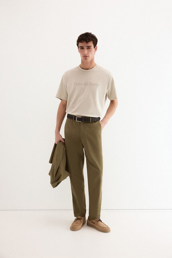 T-shirt, Pedro del Hierro - L, Bezhë