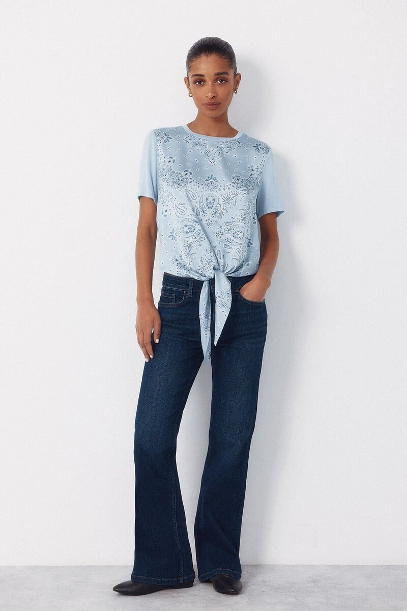 Bluzë me printe, Cortefiel - L