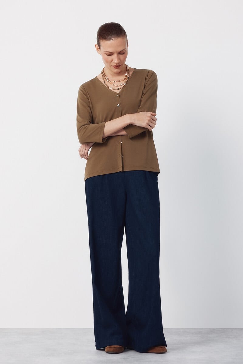 Bluzë me mëngë të gjata, Cortefiel - L