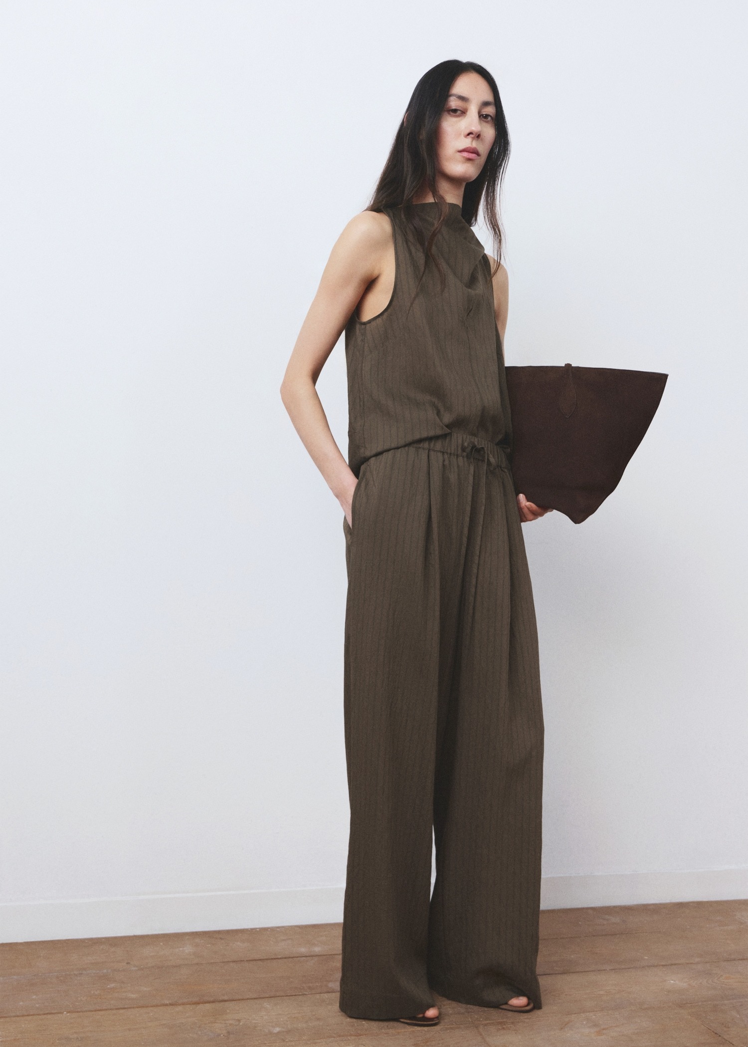 Bluzë me vija, Mango - S, Bojëkafe