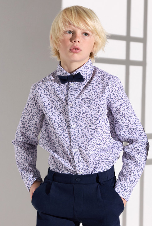 Këmishë me printe, Okaidi - 8 Vjeç