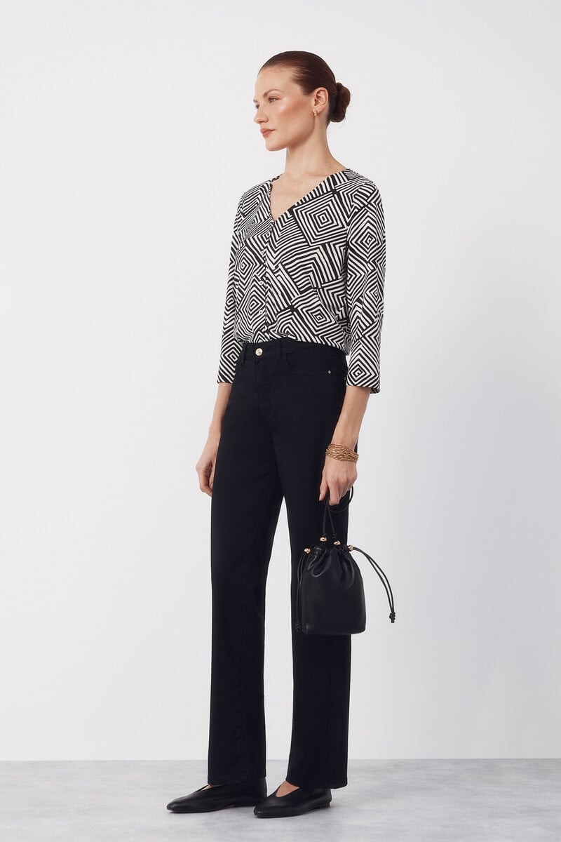 Bluzë me mëngë të gjata, Cortefiel - L