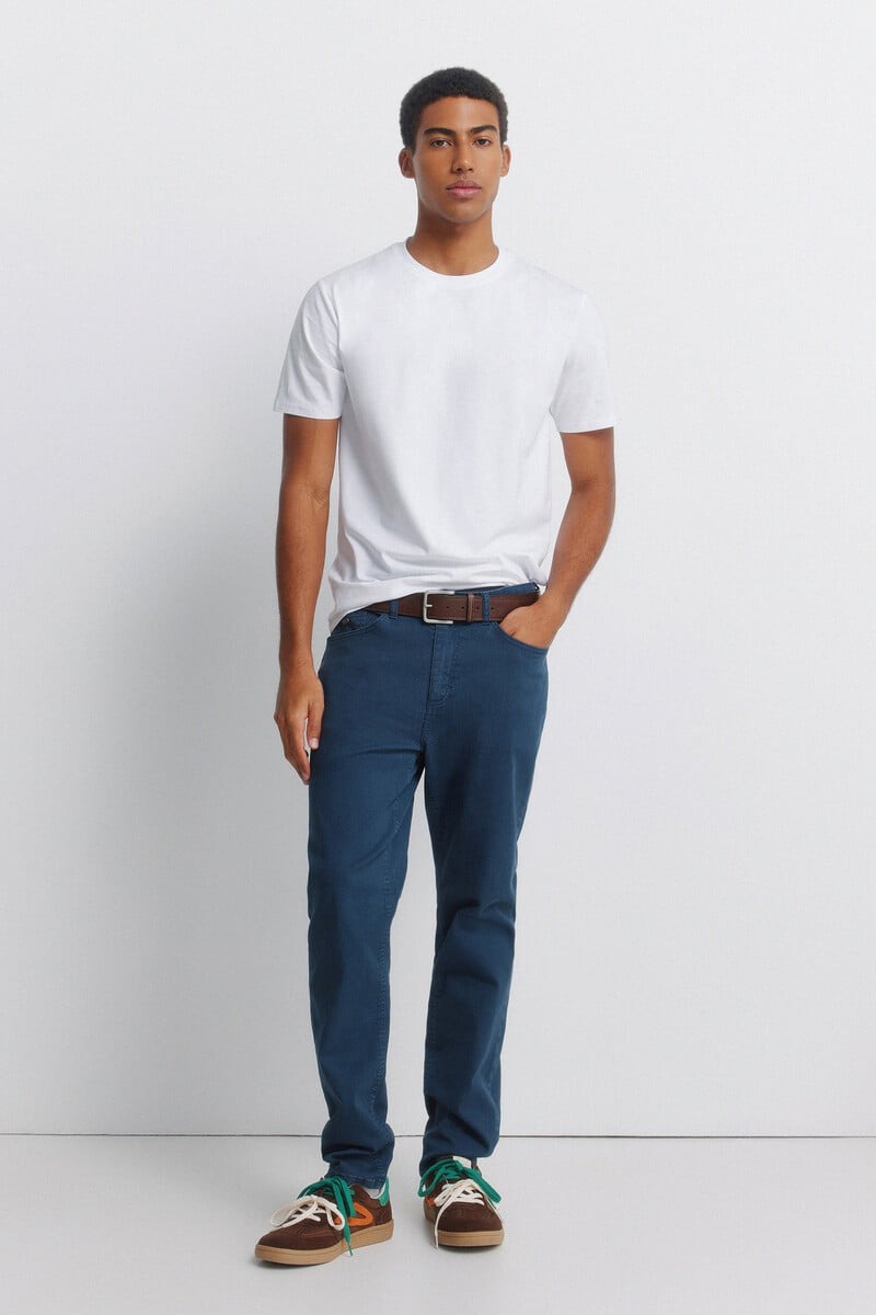 Pantallona slim fit, Springfield - 34
