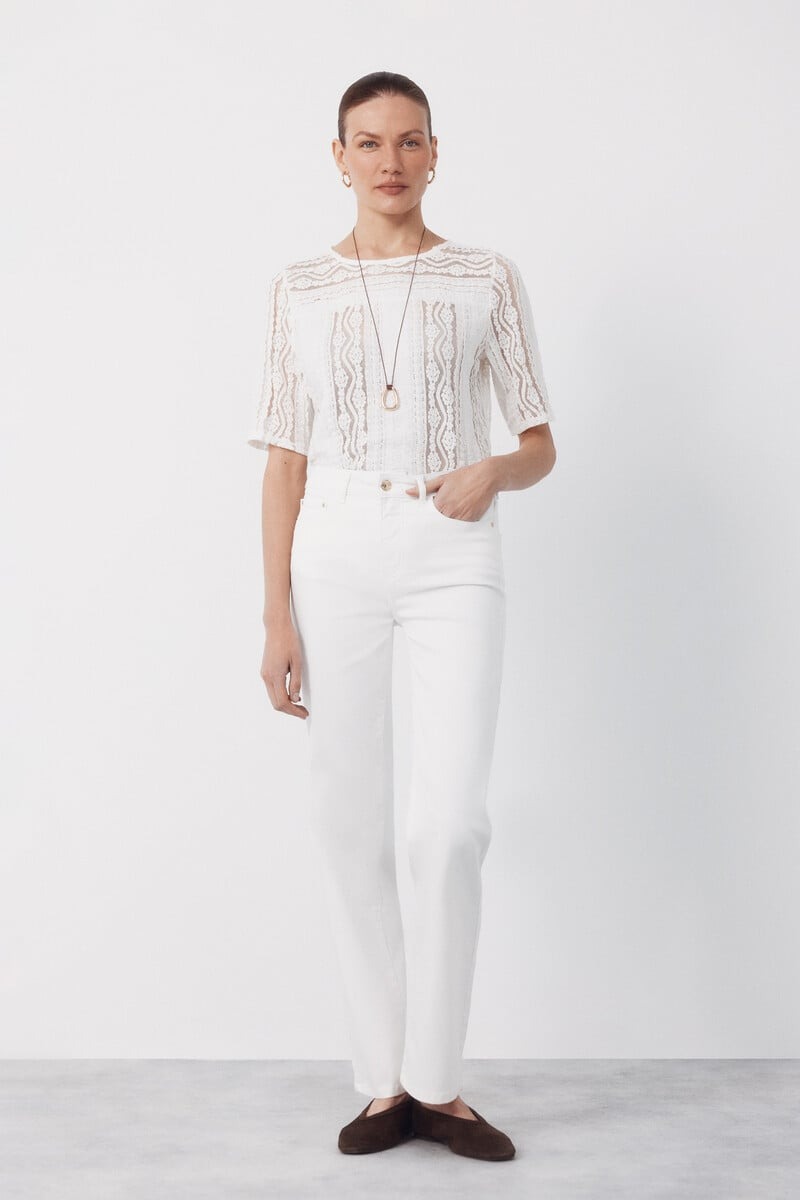 Bluzë me mëngë të shkurtra, Cortefiel - L