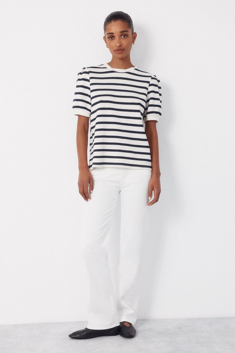 Bluzë me mëngë të shkurtra, Cortefiel - L