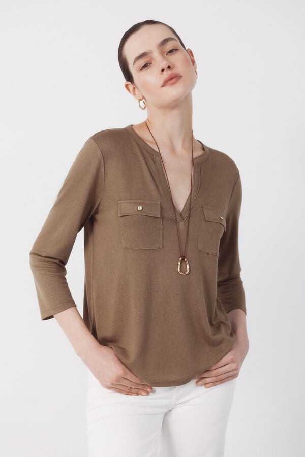 Bluzë me mëngë të gjata, Cortefiel