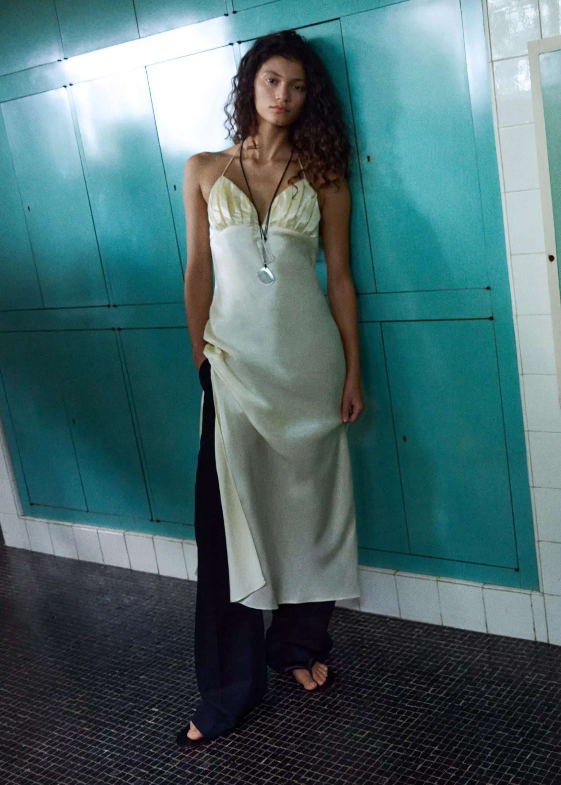 Fustan, Mango - XS, Bezhë