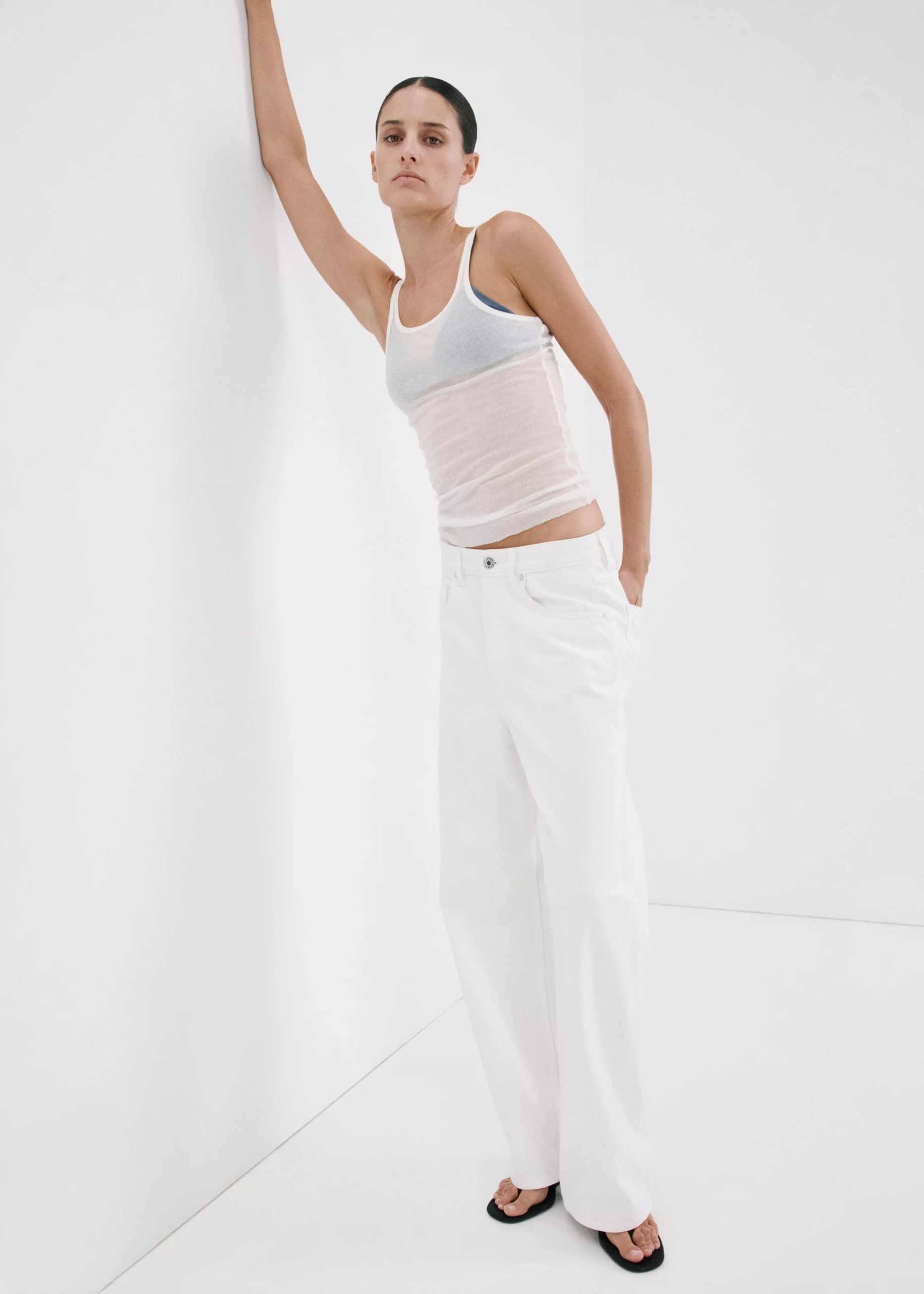 Xhinse të gjata, Mango - 34, E bardhë