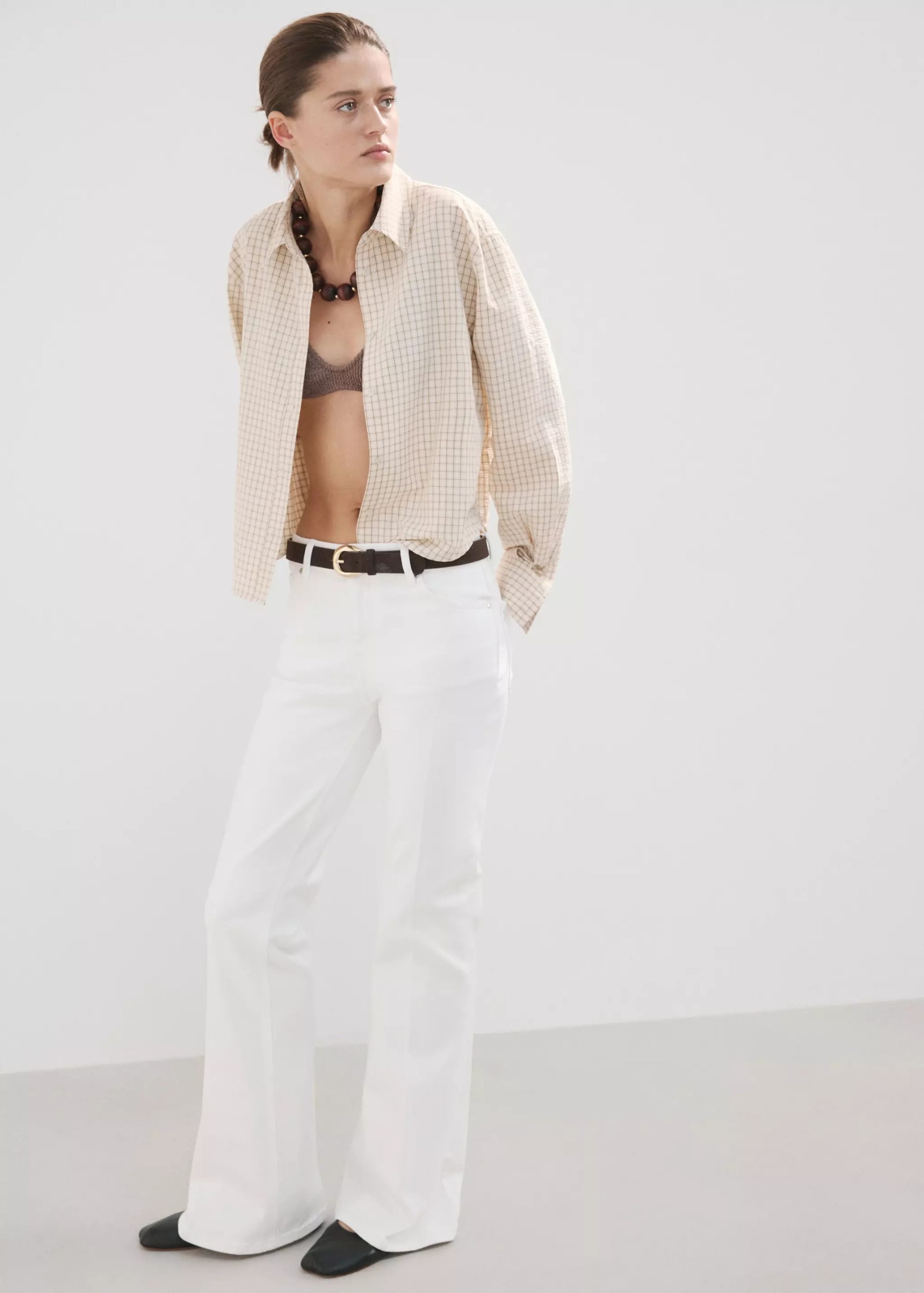 Pantallona të gjata, Mango - 38, E bardhë